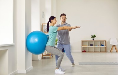 physical therapy patient exercise